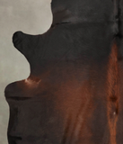 Brown with Red Cowhide Rug #B3690