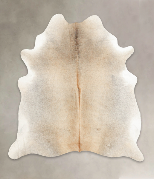 Grey with Beige Cowhide Rug #B3710