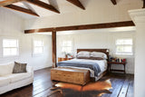 Brown with Red Cowhide Rug #B3719