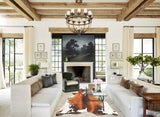 Chocolate and White Cowhide Rug #B3726