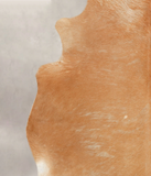 Solid Brown Cowhide Rug #B3733