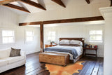Solid Brown Cowhide Rug #B3733