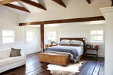 Grey with Beige Cowhide Rug #B3741
