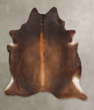 Chocolate Cowhide Rug #B3769