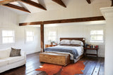 Solid Brown Cowhide Rug #B3791