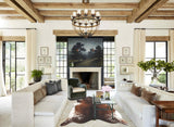 Salt and Pepper Brown Cowhide Rug #B3803