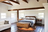 Brown with Red Cowhide Rug #B3816