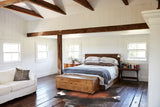 Salt and Pepper Brown Cowhide Rug #B3822