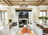 Solid Brown Cowhide Rug #B3862