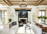 Ivory with Beige Cowhide Rug #B3892