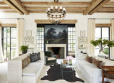 Solid Black Cowhide Rug #B3917