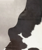 Chocolate and White Cowhide Rug #B3952