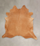 Solid Brown Cowhide Rug #B3956