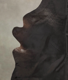 Solid Black Cowhide Rug #B3992