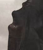 Solid Black Cowhide Rug #B4033