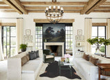 Solid Black Cowhide Rug #B4064