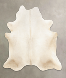 Ivory with Beige Cowhide Rug #B4089
