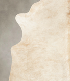 Beige Cowhide Rug #B4097