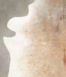 Grey with Beige Cowhide Rug #B4171