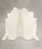 Ivory with Beige Cowhide Rug #B4181