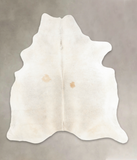 Grey with Beige Cowhide Rug #B4193