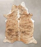Light Brindle Cowhide Rug #B4299