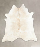 Ivory with Beige Cowhide Rug #B4338