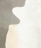 Ivory with Beige Cowhide Rug #B4376