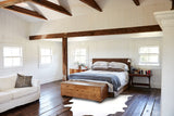 Ivory with Beige Cowhide Rug #B4444
