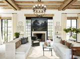 Ivory with Beige Cowhide Rug #B4553
