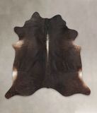 Chocolate Cowhide Rug #B4584