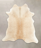 Beige Cowhide Rug #B4586