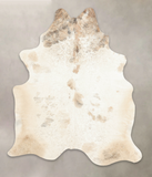 Ivory with Beige Cowhide Rug #B4741