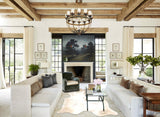 Ivory with Beige Cowhide Rug #B4741