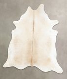 Grey with Beige Cowhide Rug #B4828