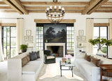 Ivory with Beige Cowhide Rug #B4858