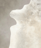 Grey with Beige Cowhide Rug #B4910