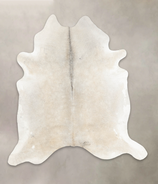 Grey with Beige Cowhide Rug #B5086