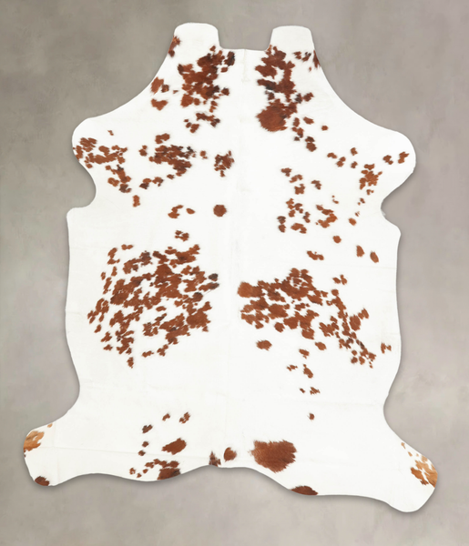 Salt and Pepper Brown Cowhide Rug #B5375