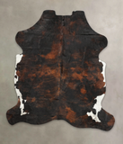 Dark Brindle Cowhide Rug #B5430