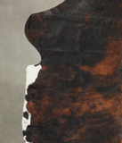 Dark Brindle Cowhide Rug #B5430