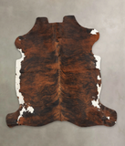 Dark Brindle Cowhide Rug #B5508