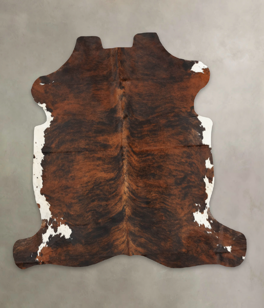 Dark Brindle Cowhide Rug #B5508