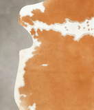 Beige and White Cowhide Rug #B5779