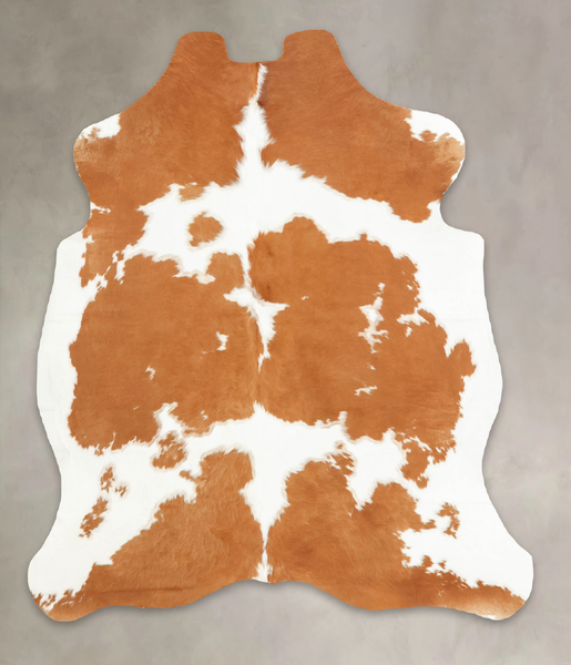 Beige and White Cowhide Rug #B5837