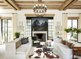 Tricolor Cowhide Rug #B6093