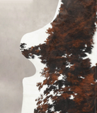 Tricolor Cowhide Rug #B6117