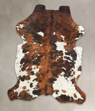 Tricolor Cowhide Rug #B6162