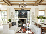 Tricolor Cowhide Rug #B6162