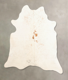 Salt and Pepper Brown Cowhide Rug #B6415